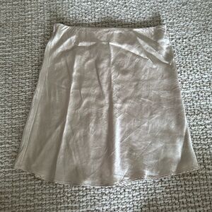 Babaton Silk Slip Skirt Small